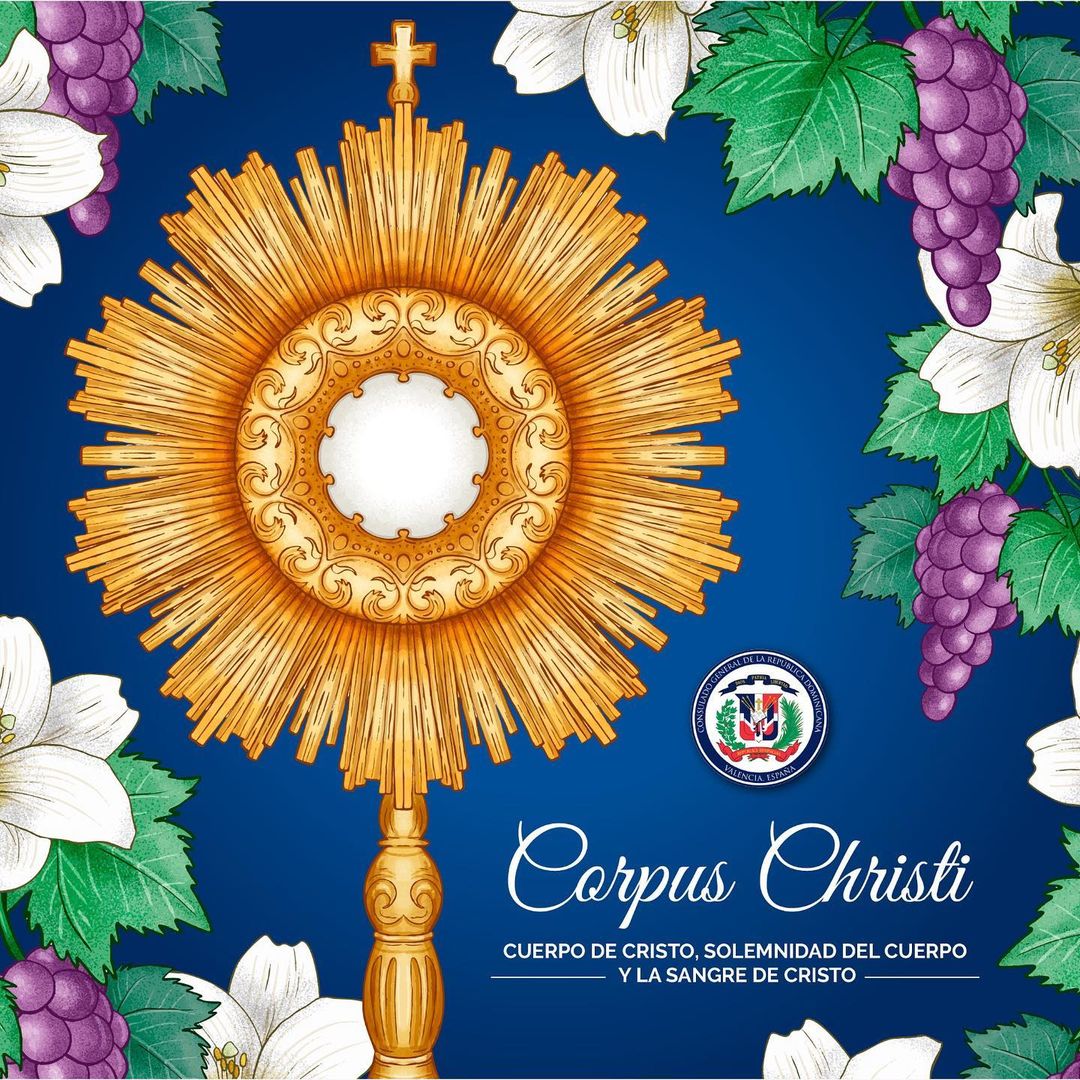 Corpus Christi celebración el 8 de junio en República Dominicana
