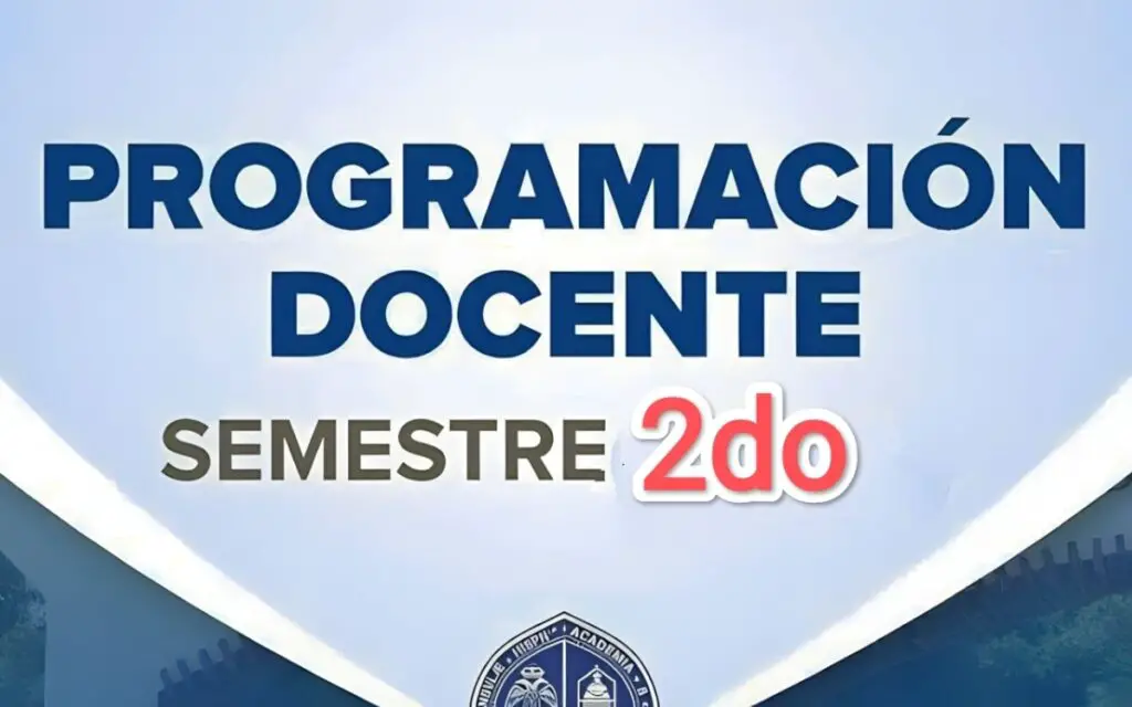 Programación docente uasd segundo semestre 2023