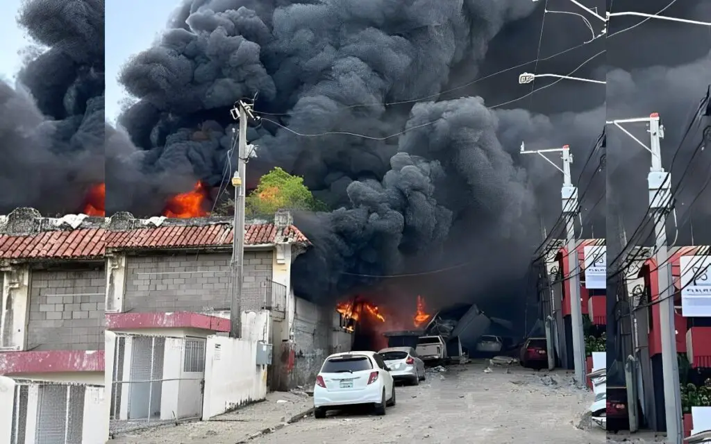 Explosión en San Cristobal