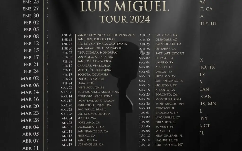Luis Miguel anuncia concierto en República Dominicana en el 2024 RadarSD