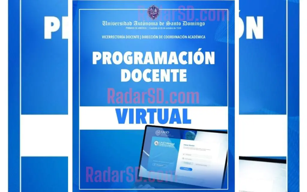 Programacion docente virtual uasd 2023-20