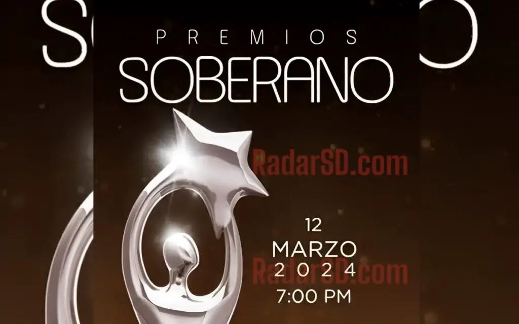 Premios Soberano 2024 fecha de celebración RadarSD