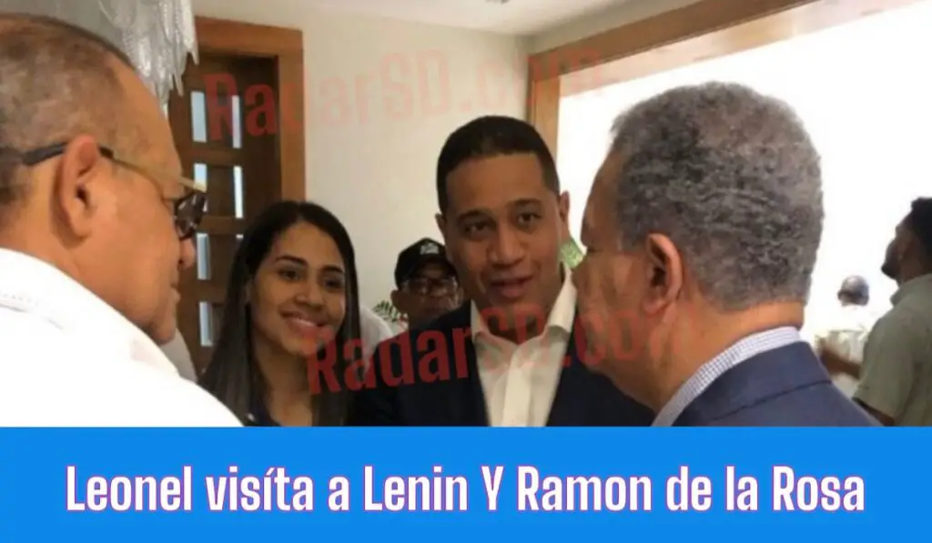 Leonel junto a lenin de la rosa