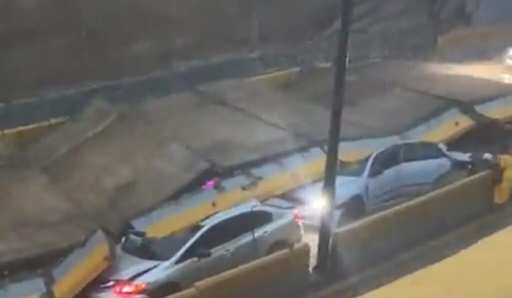 Cae pared en tunel de la 27 de febrero con máximo gomez