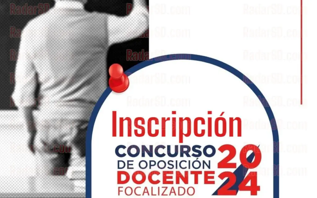 Inscribirse en el concurso de oposición docente 2024