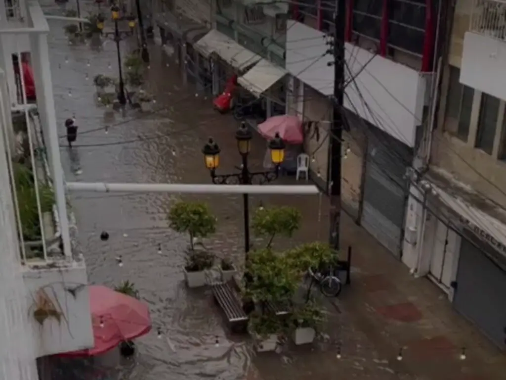 Inundaciones en la zona colonial