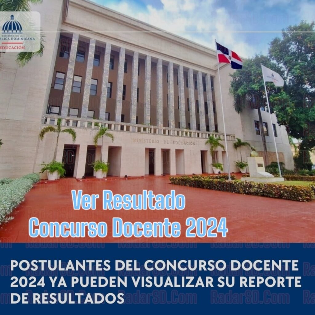 Resultados concurso de oposición docente