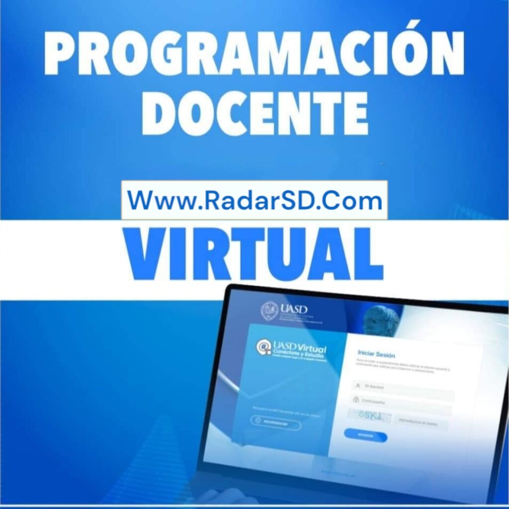 programación docente virtual uasd segundo semestre