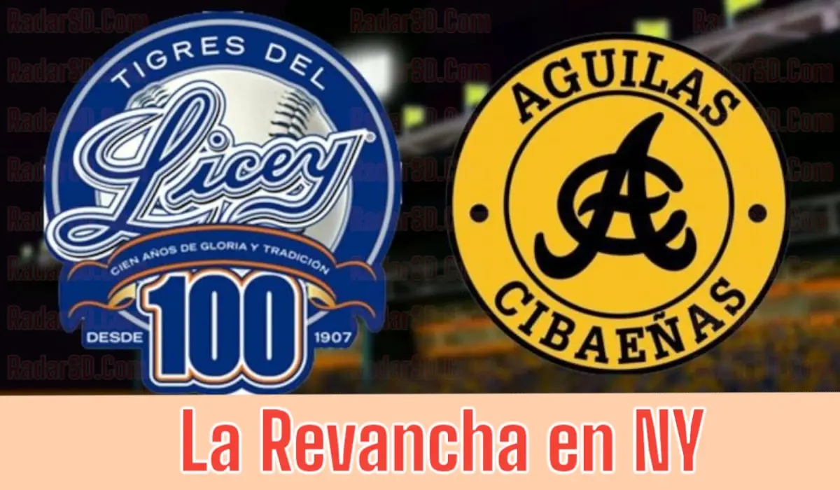 TIGRES DEL LICEY Y ÁGUILAS CIBAEÑAS SE ENFRENTAN EN EL BRONX EL VIERNES 8 Y SÁBADO 9 DE NOVIEMBRE