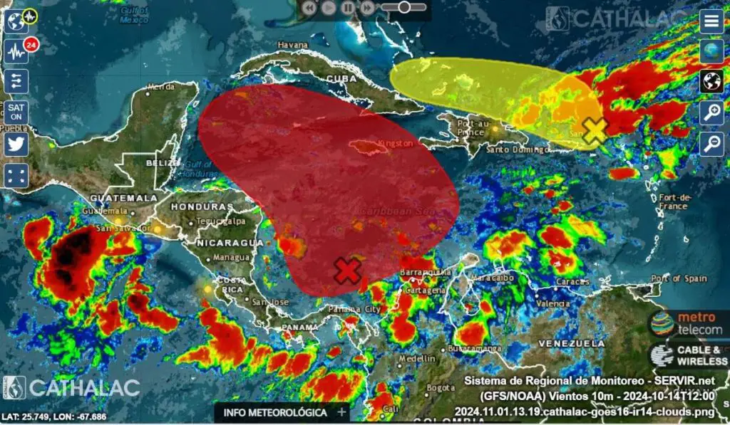 República Dominicana y Puerto Rico en alerta debido a la posible formación de ciclones en el Atlántico