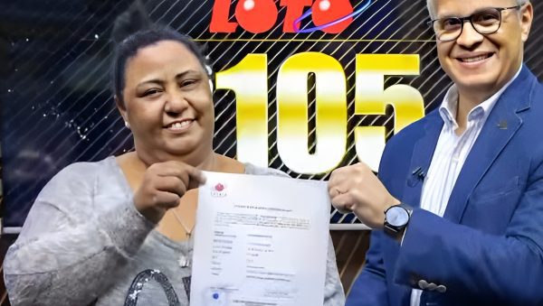 LEIDSA presenta la ganadora de los 105 millones del Loto