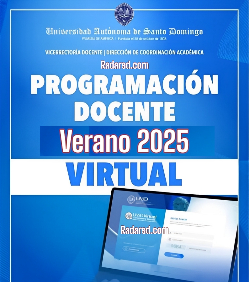 Uasd Programacion docente verano 2025