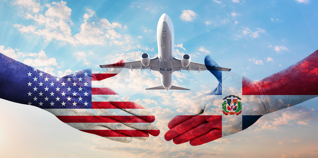 Firman acuerdo de cielos abiertos entre República Dominicana y Estados Unidos