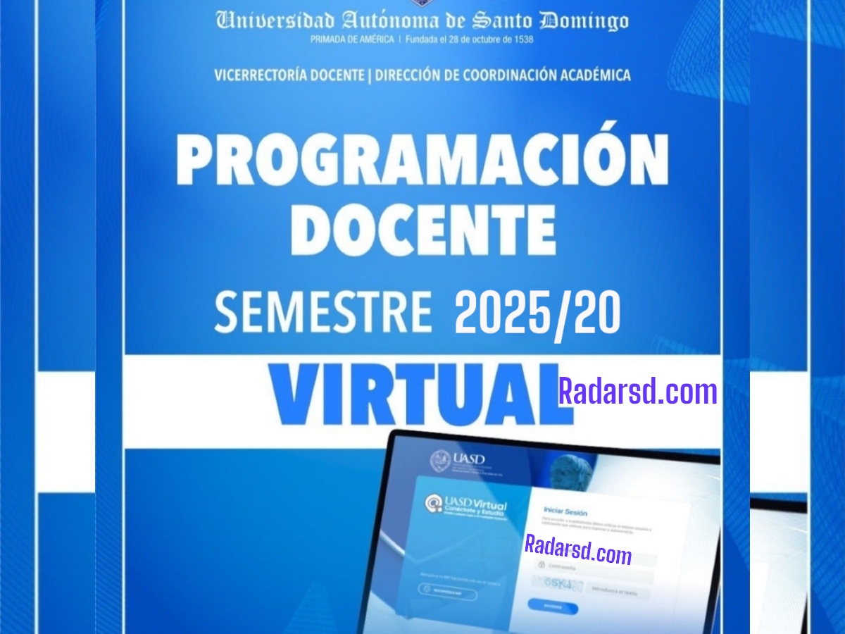 Programacion docente segundo semestre 2025 uasd
