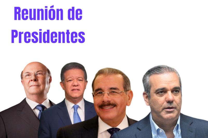 Presidente Abinader se reunirá con los expresidentes Mejía, Fernández y Medina el miércoles 14 de mayo en el Ministerio de Defensa (MIDE)