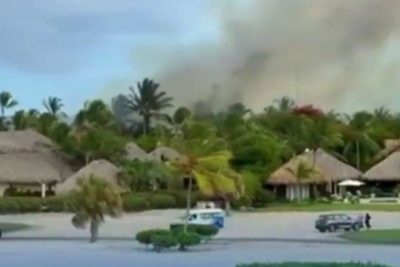Incendio arrasa con al menos cinco villas en Cap Cana