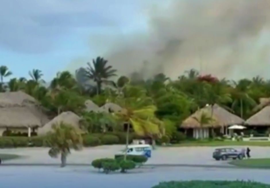Incendio arrasa con al menos cinco villas en Cap Cana