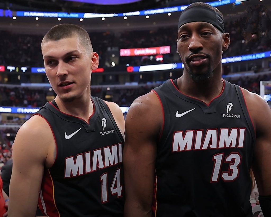 Bam Adebayo and Tyler Herro altercation