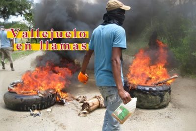 Marcha en vallejuelo por terminación de hospital