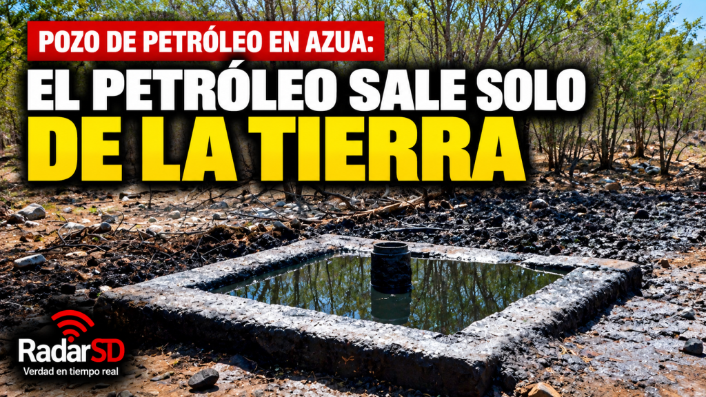 EL PETRÓLEO SALE SOLO DE LA TIERRA